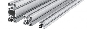 Aluminium profiel systeem met verbindingen